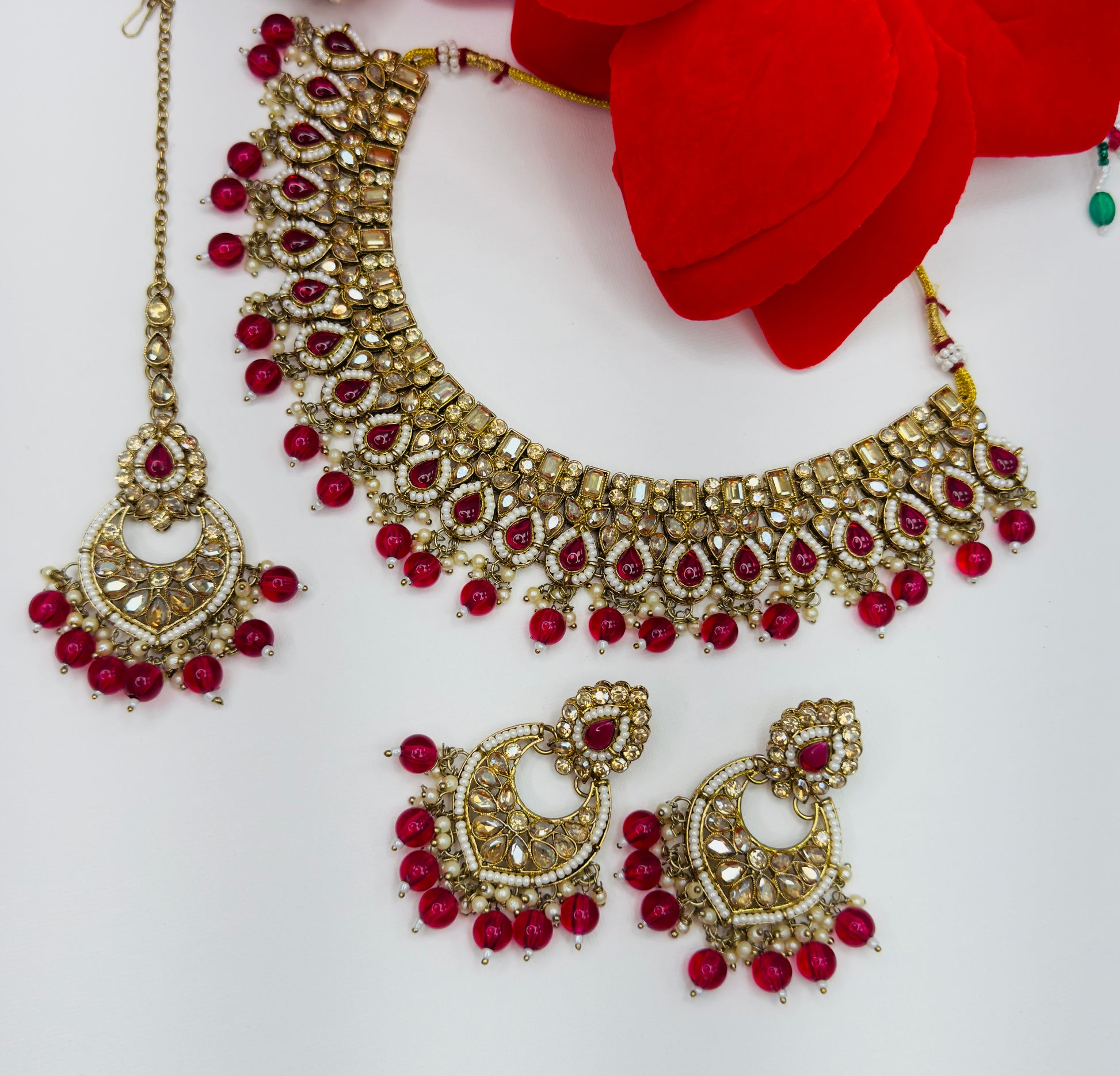 Polki Necklace Set 