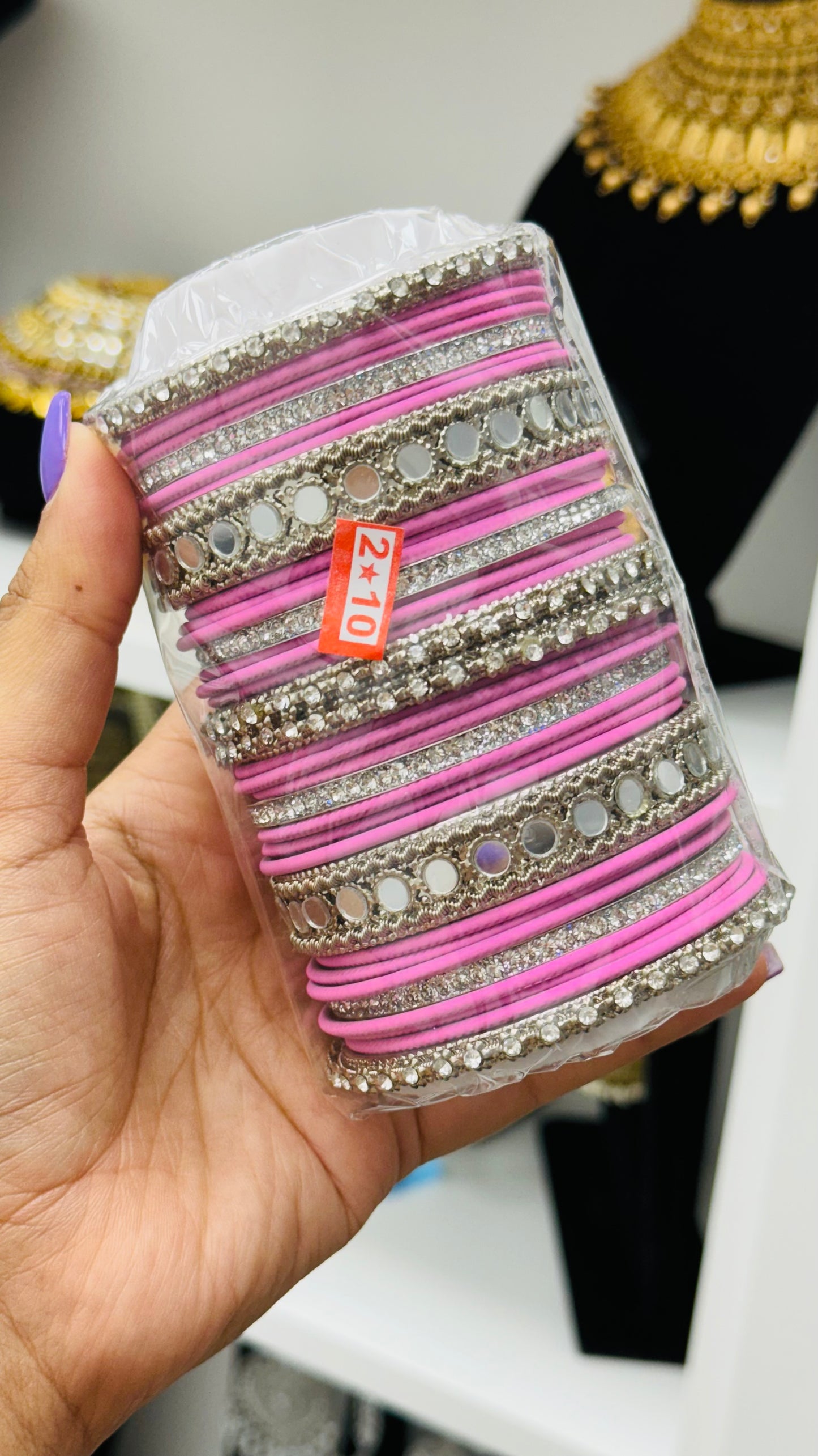 Silver Bangles Set -2.10 