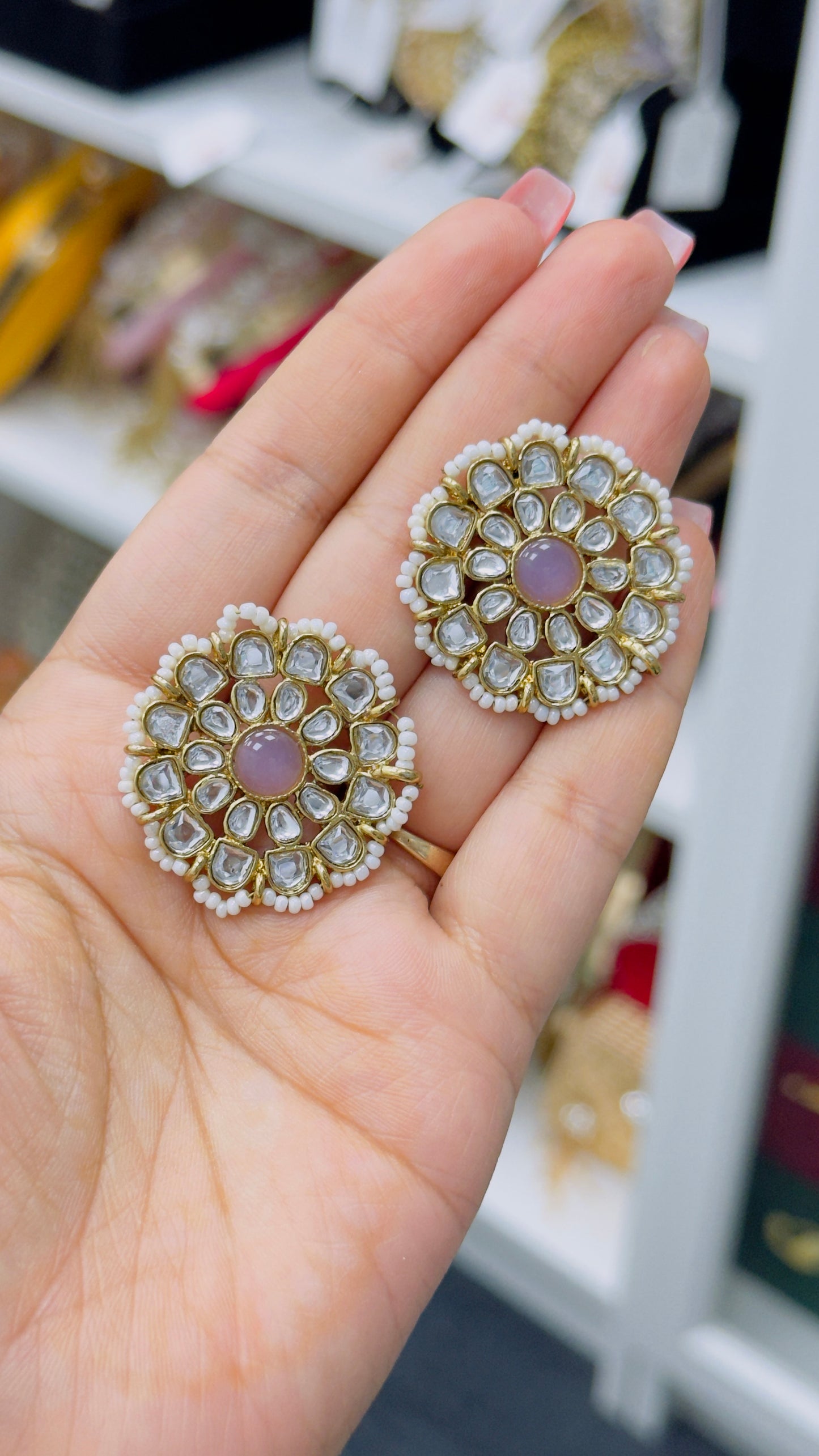 Kundan Studs