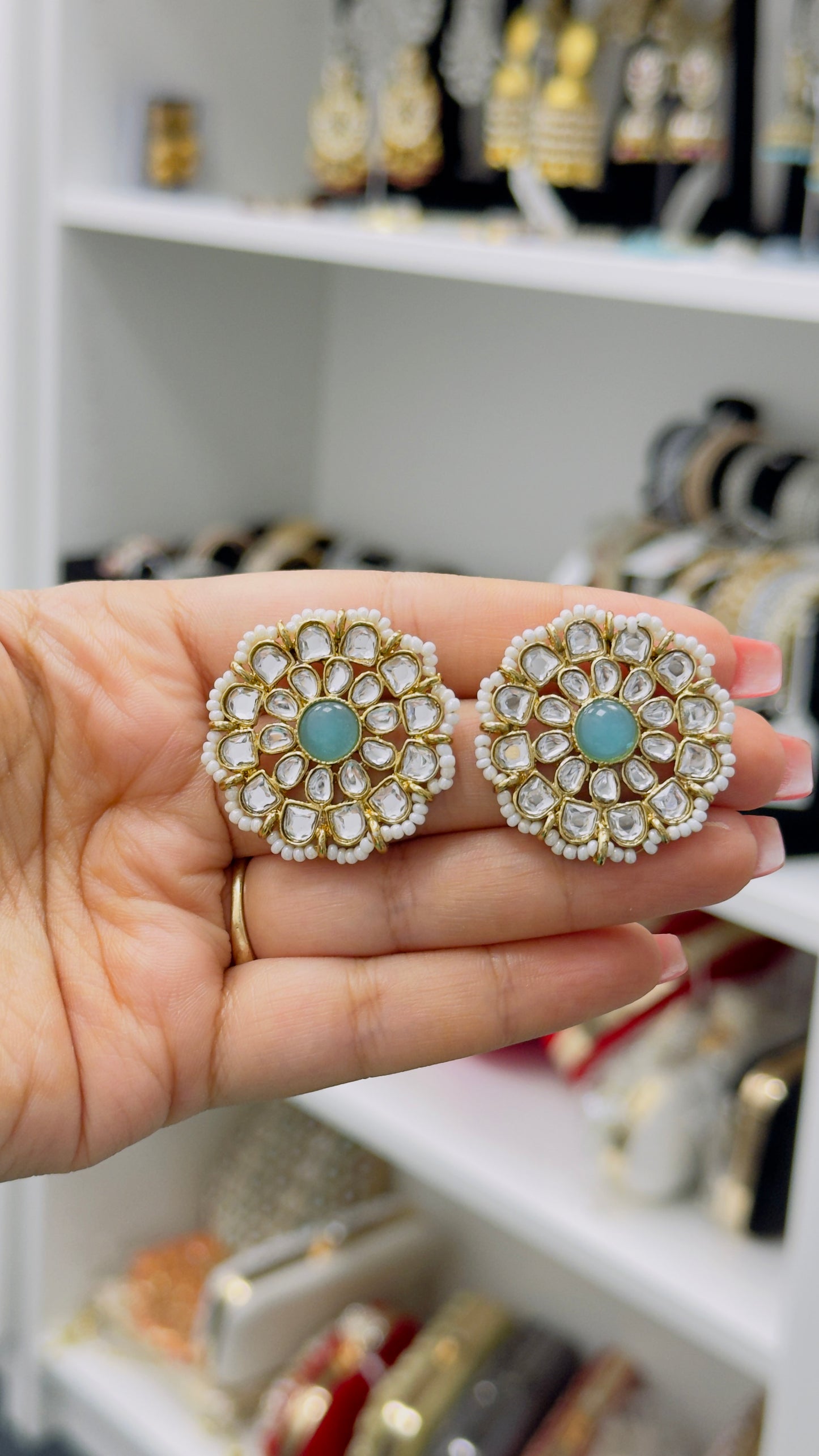 Kundan Studs