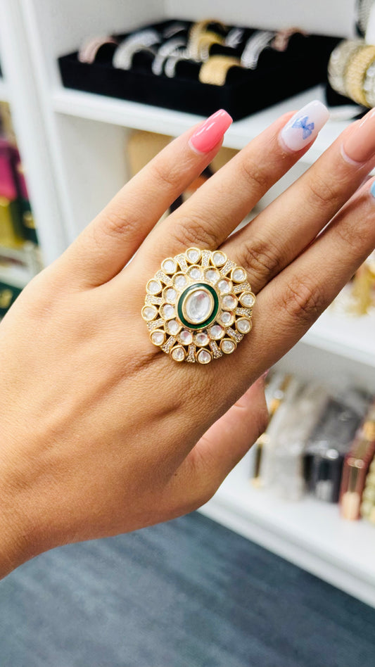 Polki Kundan Ring 1