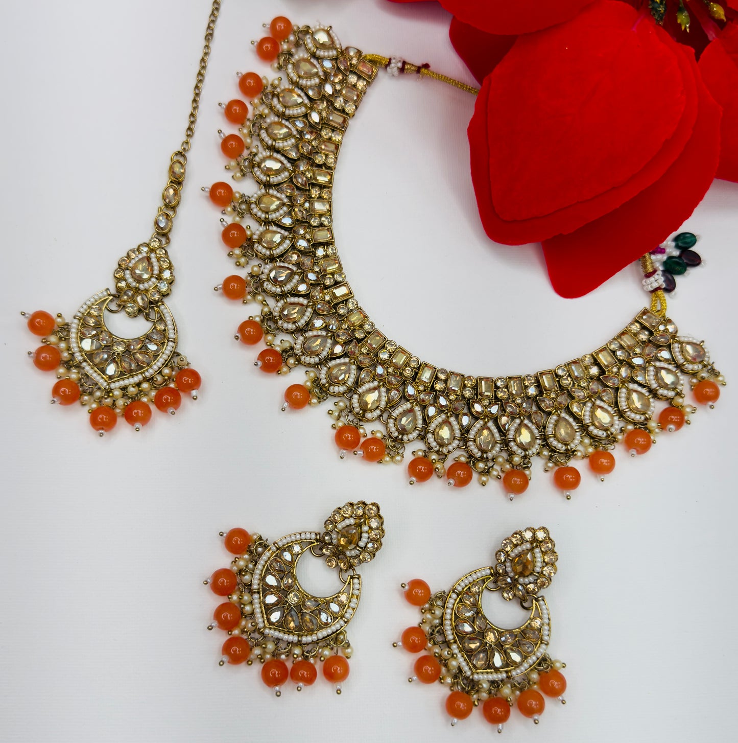 Polki Necklace Set 