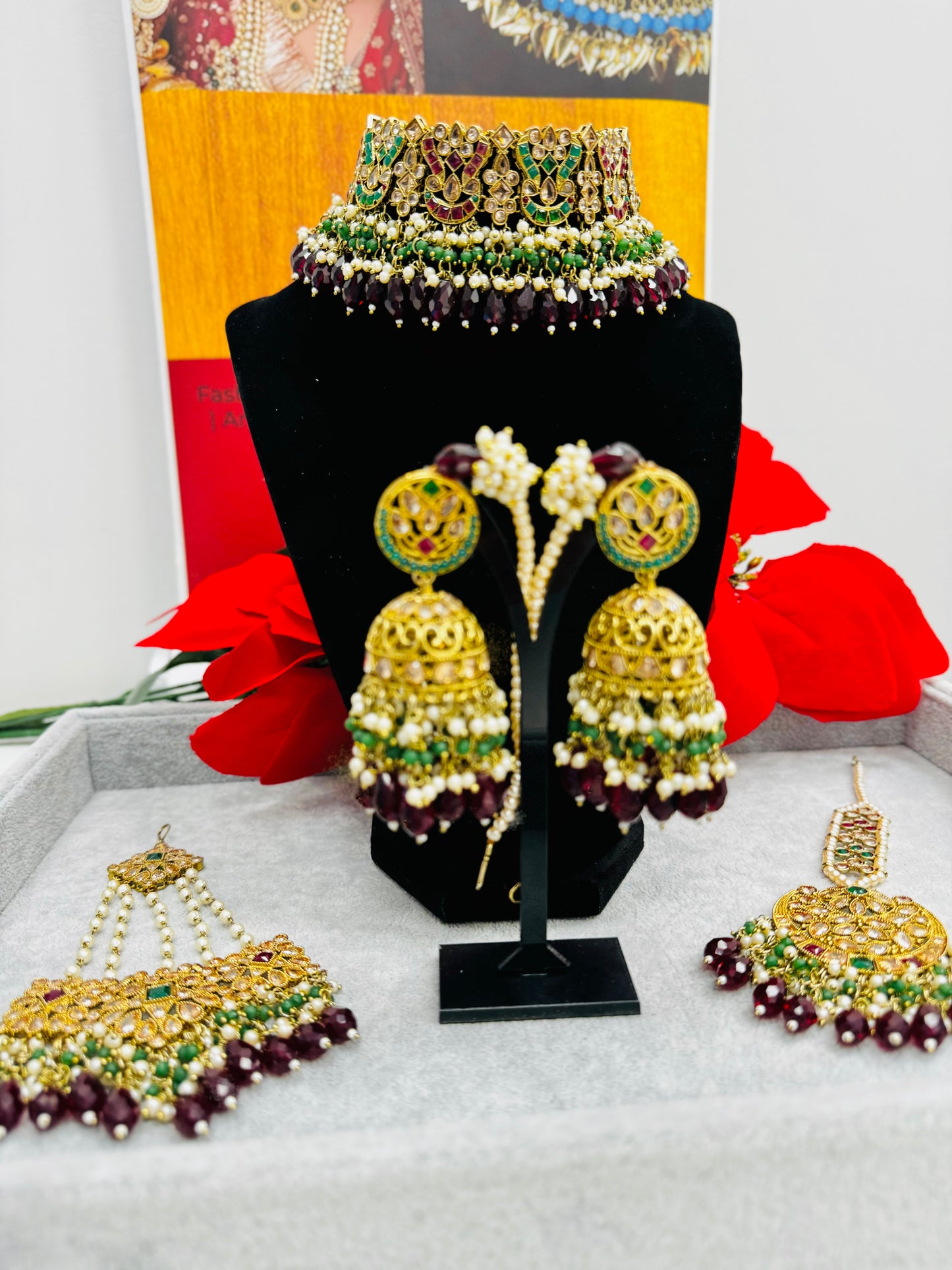 Regal Polki Bridal Set for Your Special Day | Wedding Jewellery by Creative Jewels