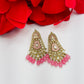 Kundan and Meenakari Earrings