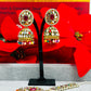 Reflective Splendor: Mirror Jhumki & Tikka Set by Creative Jewels