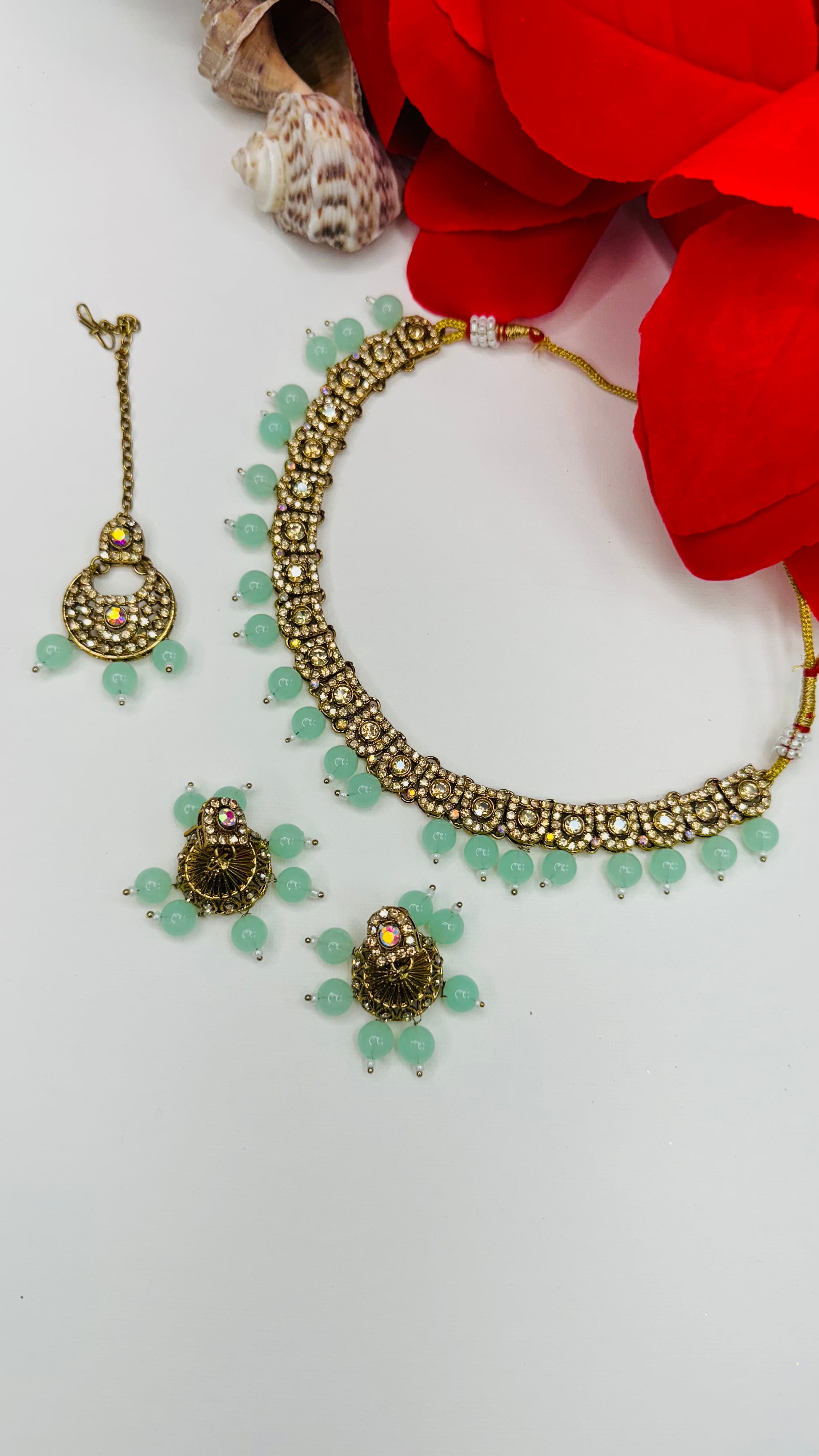 Stone Necklace Set | Elegant Necklace Set