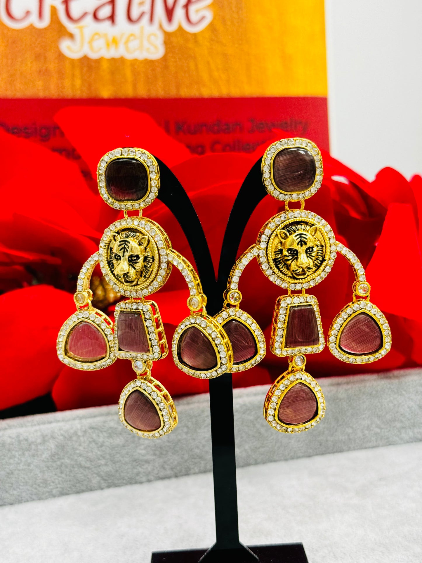 Sabya Earrings - Exquisite earrings by Sabyasachi - Creative Jewels