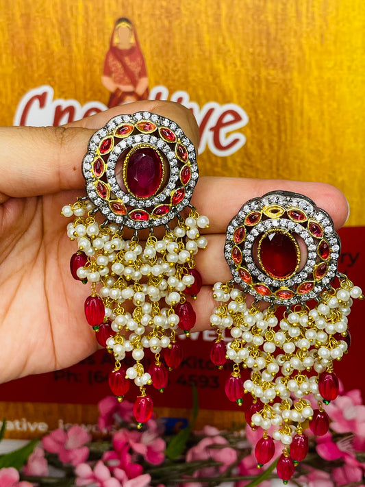 Stunning Kundan Earrings