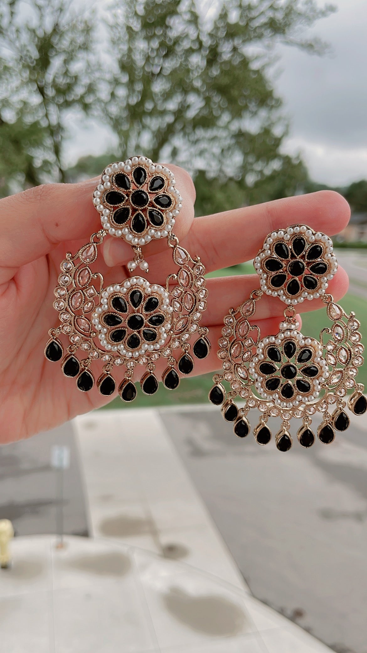 Elegant Polki Earrings for Graceful Looks - Creative Jewels