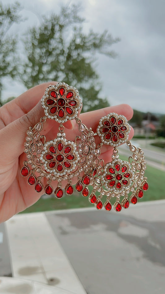 Elegant Polki Earrings for Graceful Looks - Creative Jewels