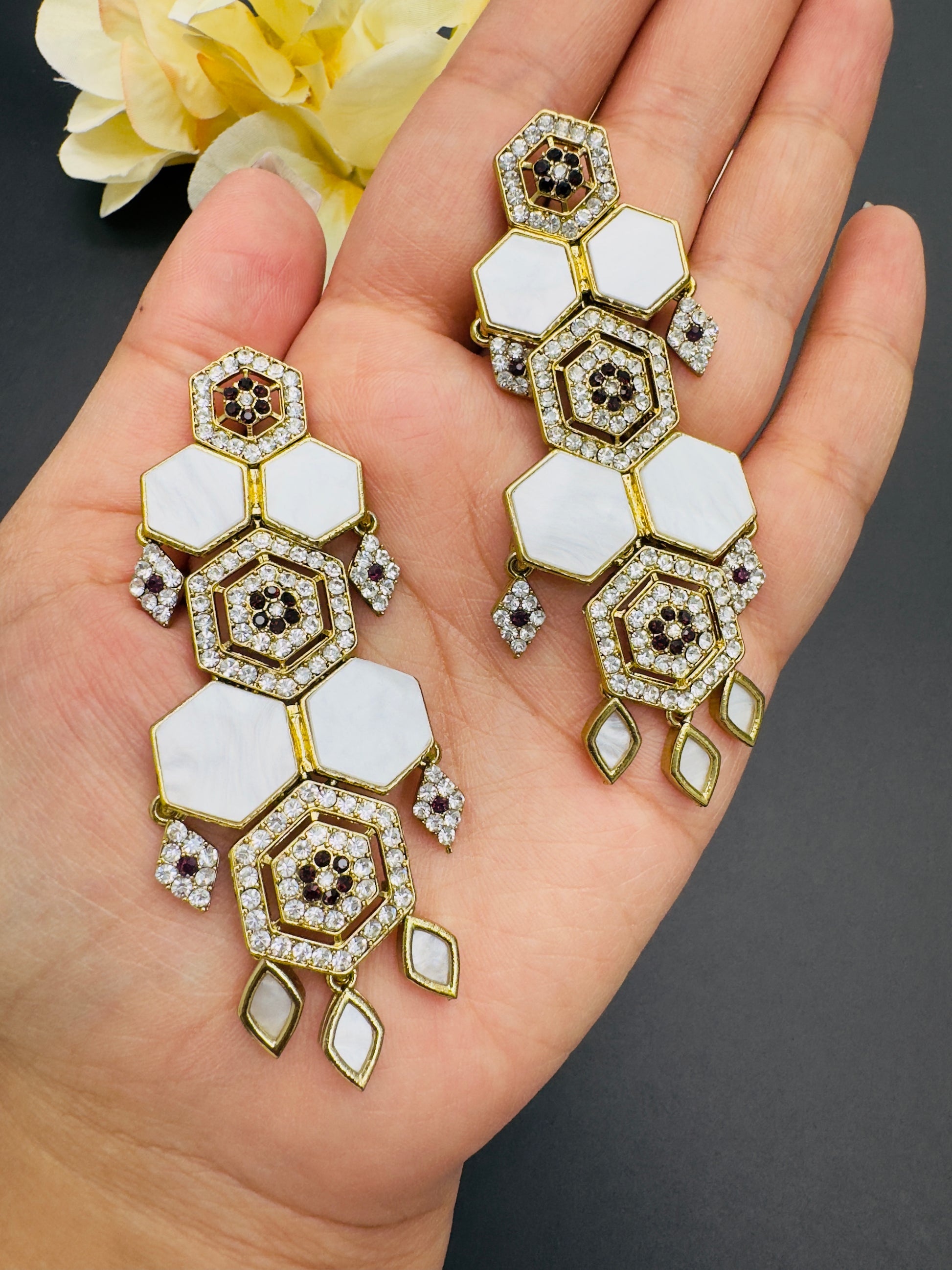 Marble Earrings