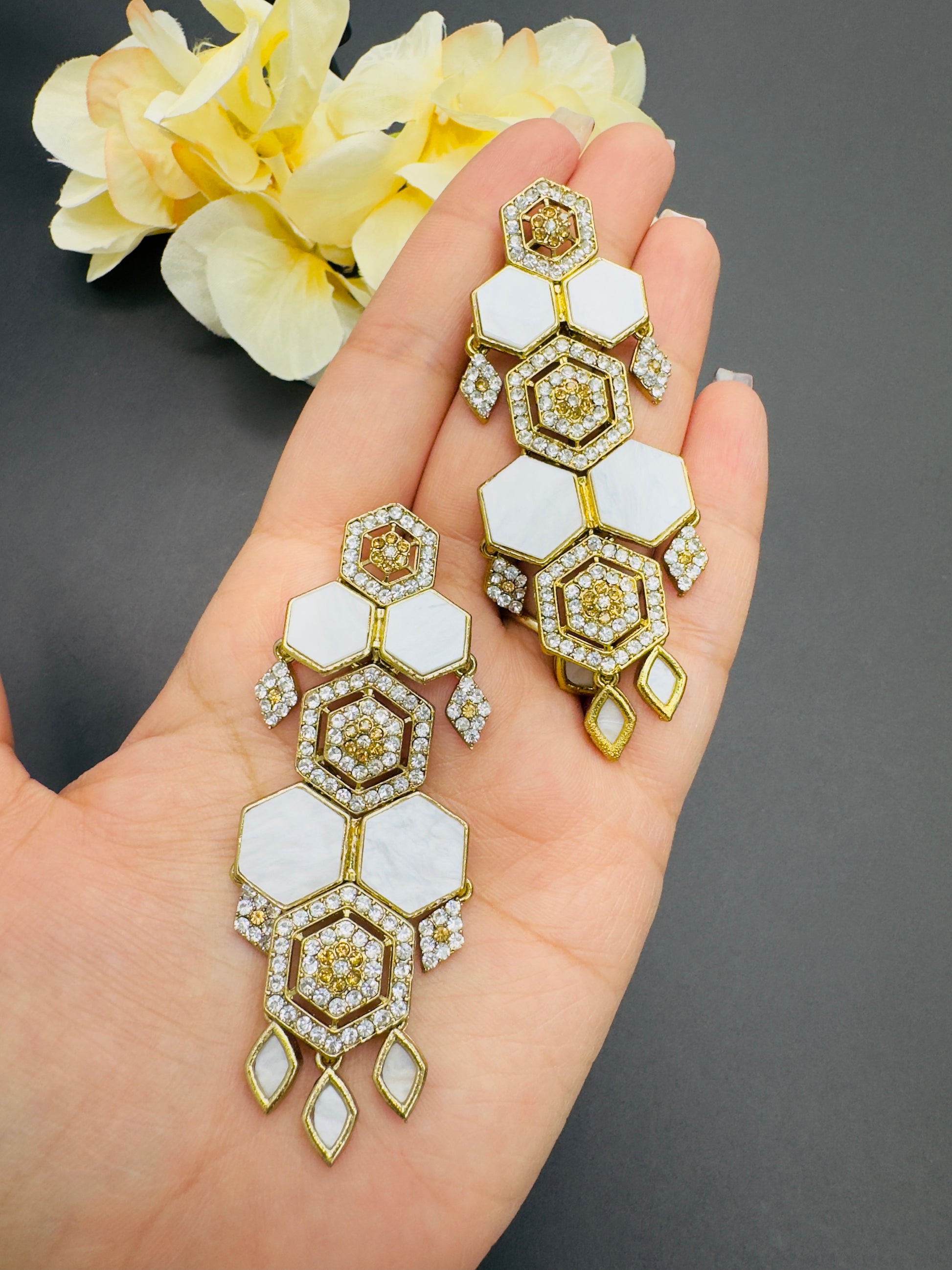 Marble Earrings