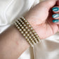 Vintage-Inspired Pearl Kada’s with Antique Polish - Creative Jewels