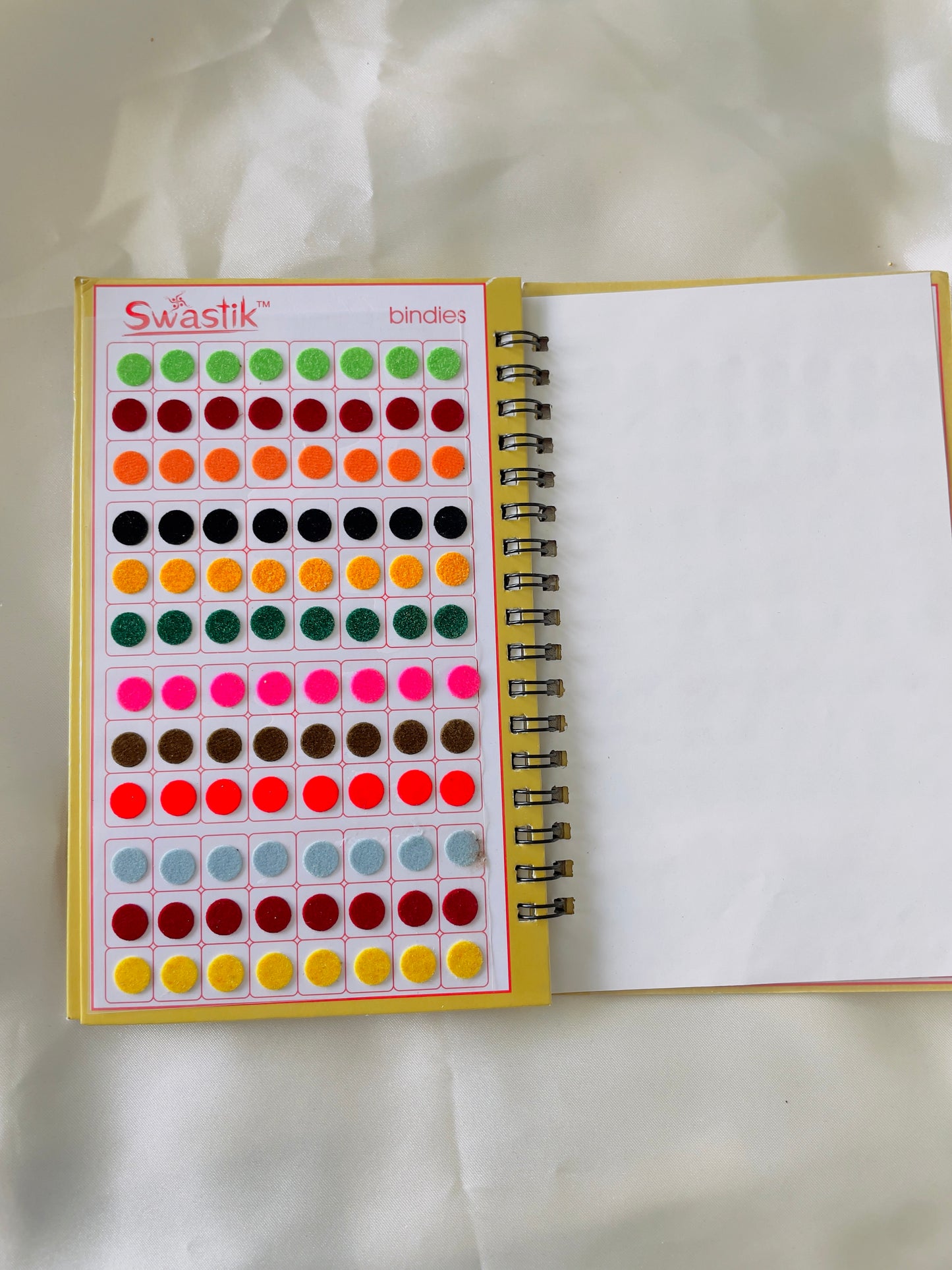 Multicolor Plain Bindi Book - Creative Jewels