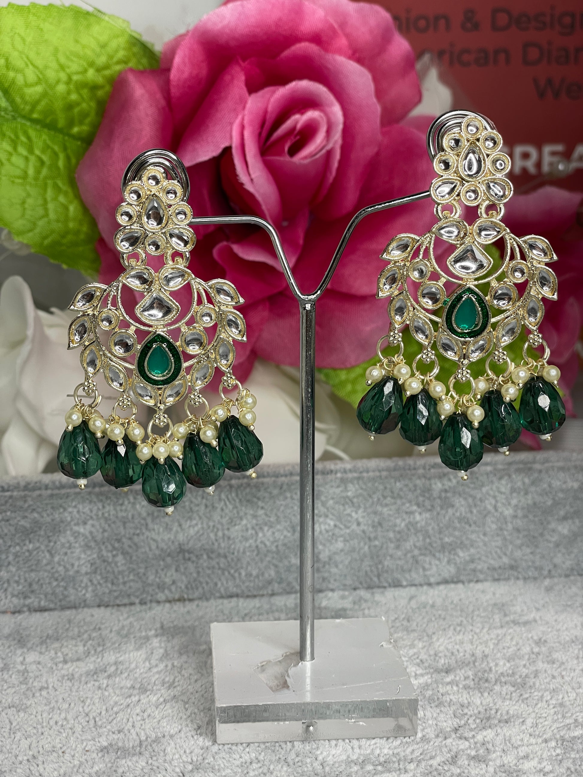 Trendy Dabbi Kundan Necklace Set - Creative Jewels