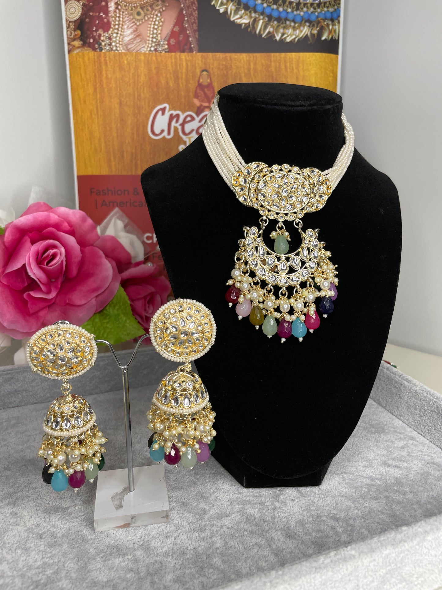 Unique Kundan Choker Set