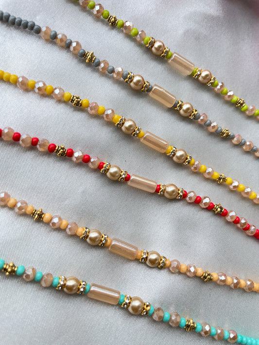 Colorful handcrafted Rakhi (Dhaaga) designs for brothers - Creative Jewels