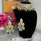 Trendy Dabbi Kundan Necklace Set - Creative Jewels