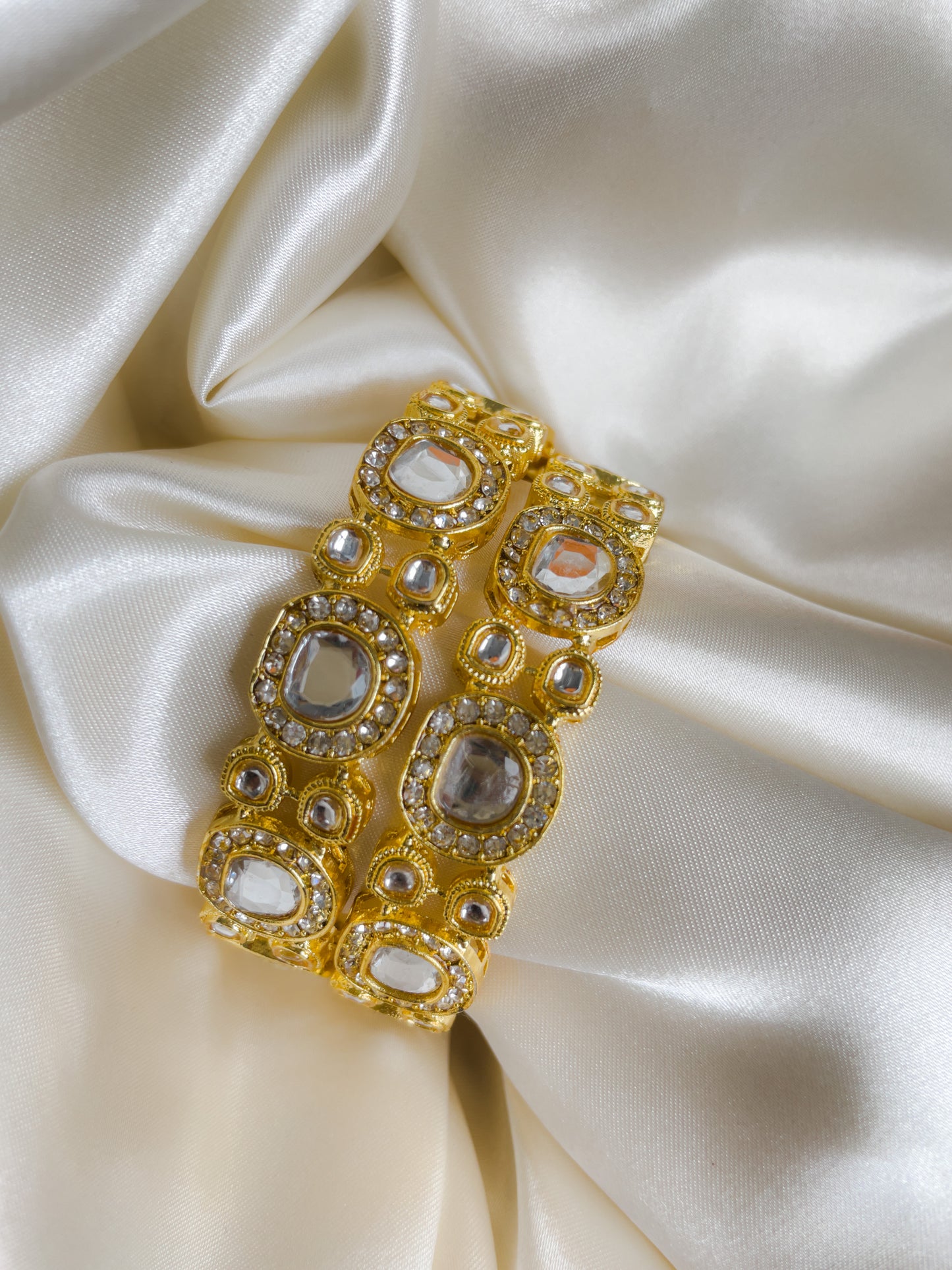 Polki Kada's: Radiant Jewels for Every Occasion by Creative Jewels