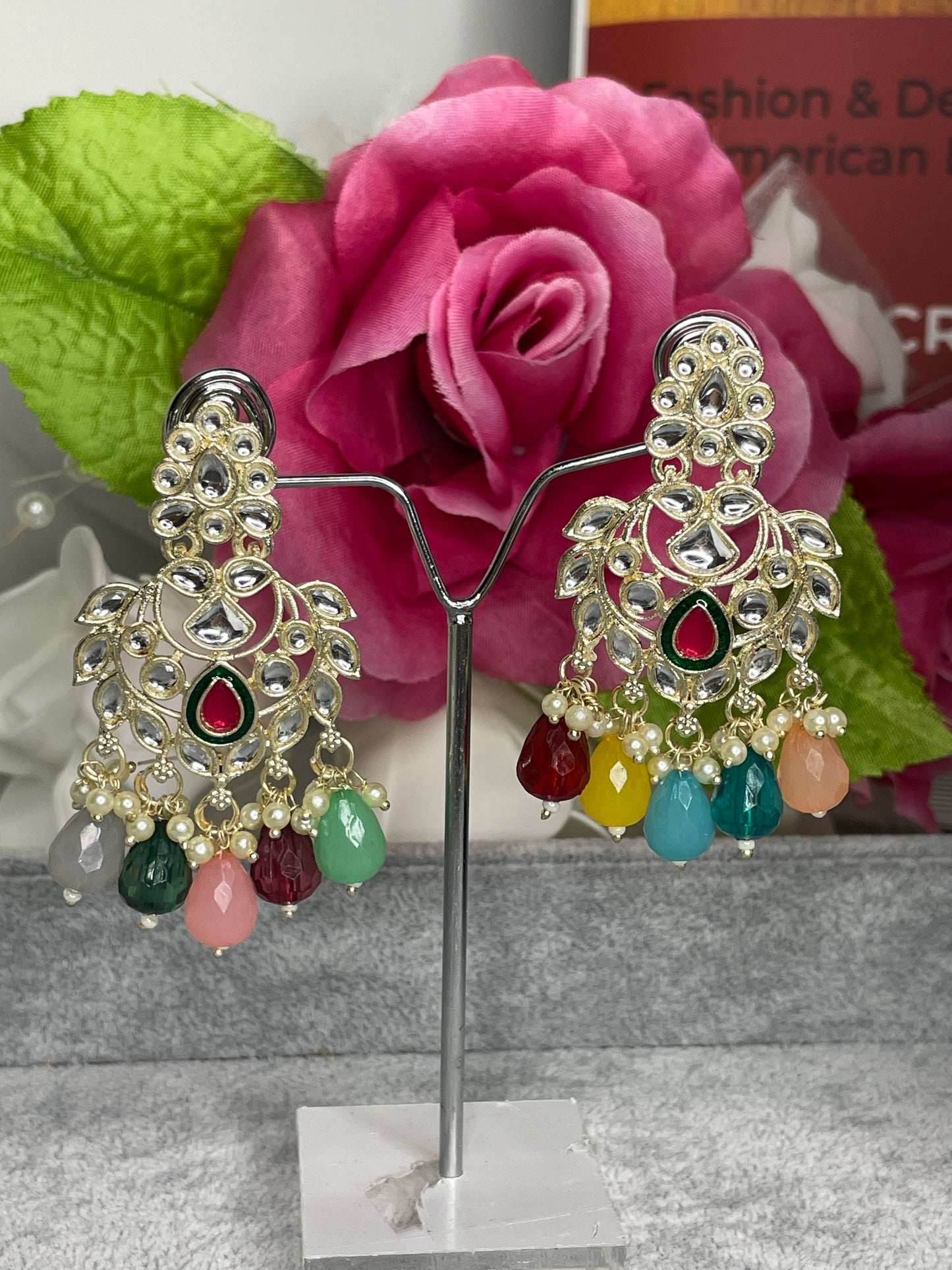 Trendy Dabbi Kundan Necklace Set - Creative Jewels