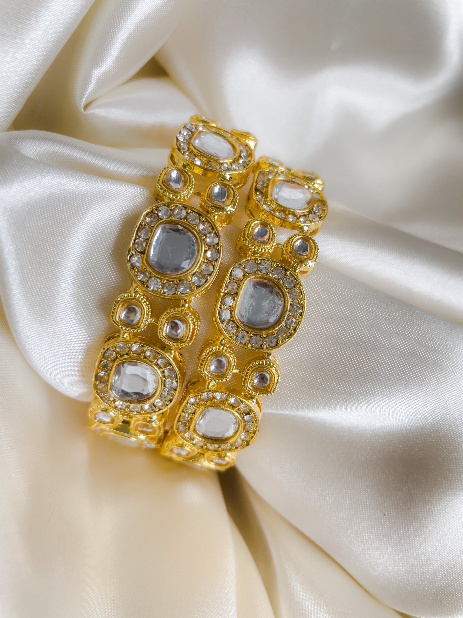 Polki Kada's: Radiant Jewels for Every Occasion by Creative Jewels