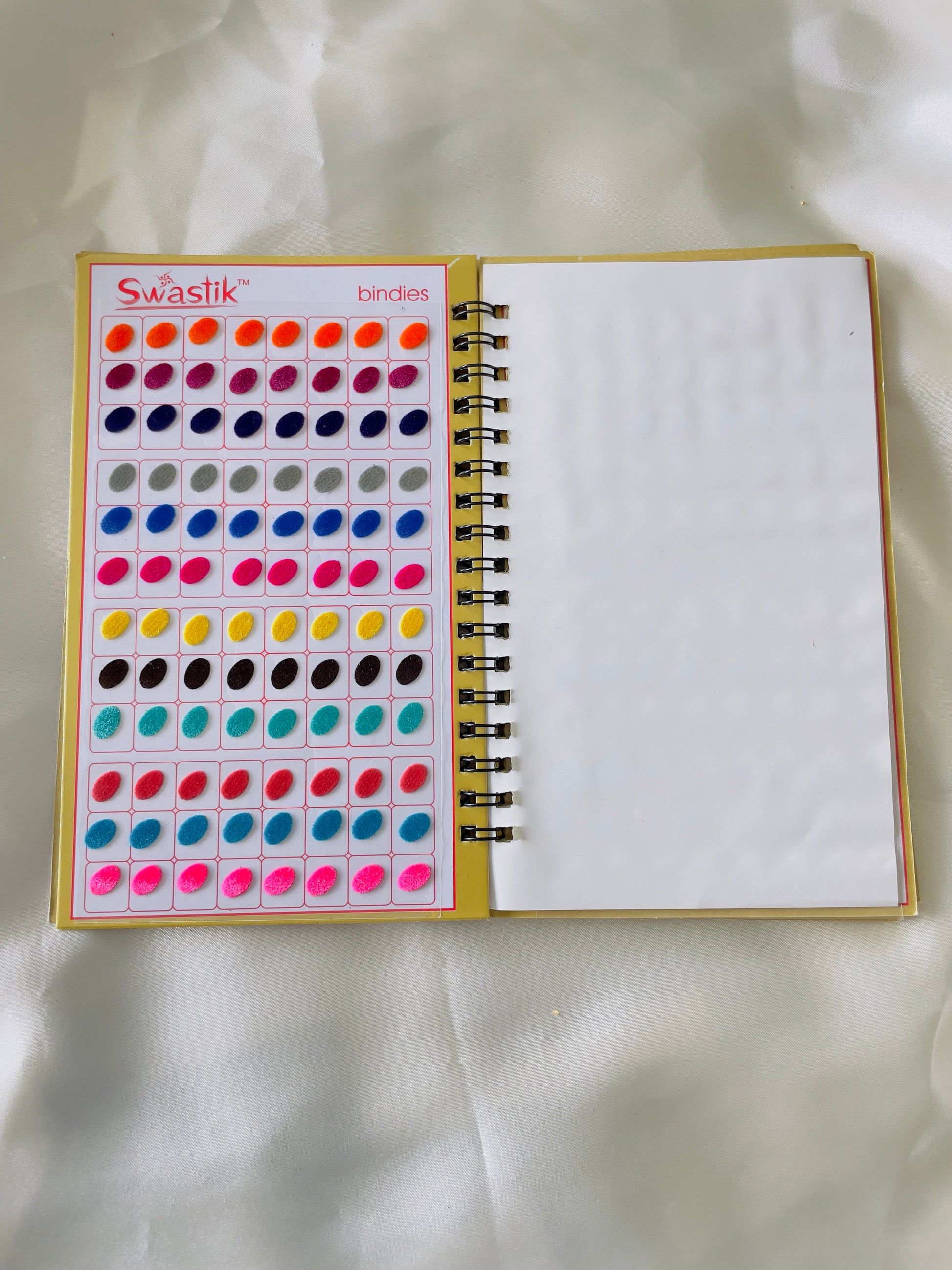 Multicolor Plain Bindi Book - Creative Jewels