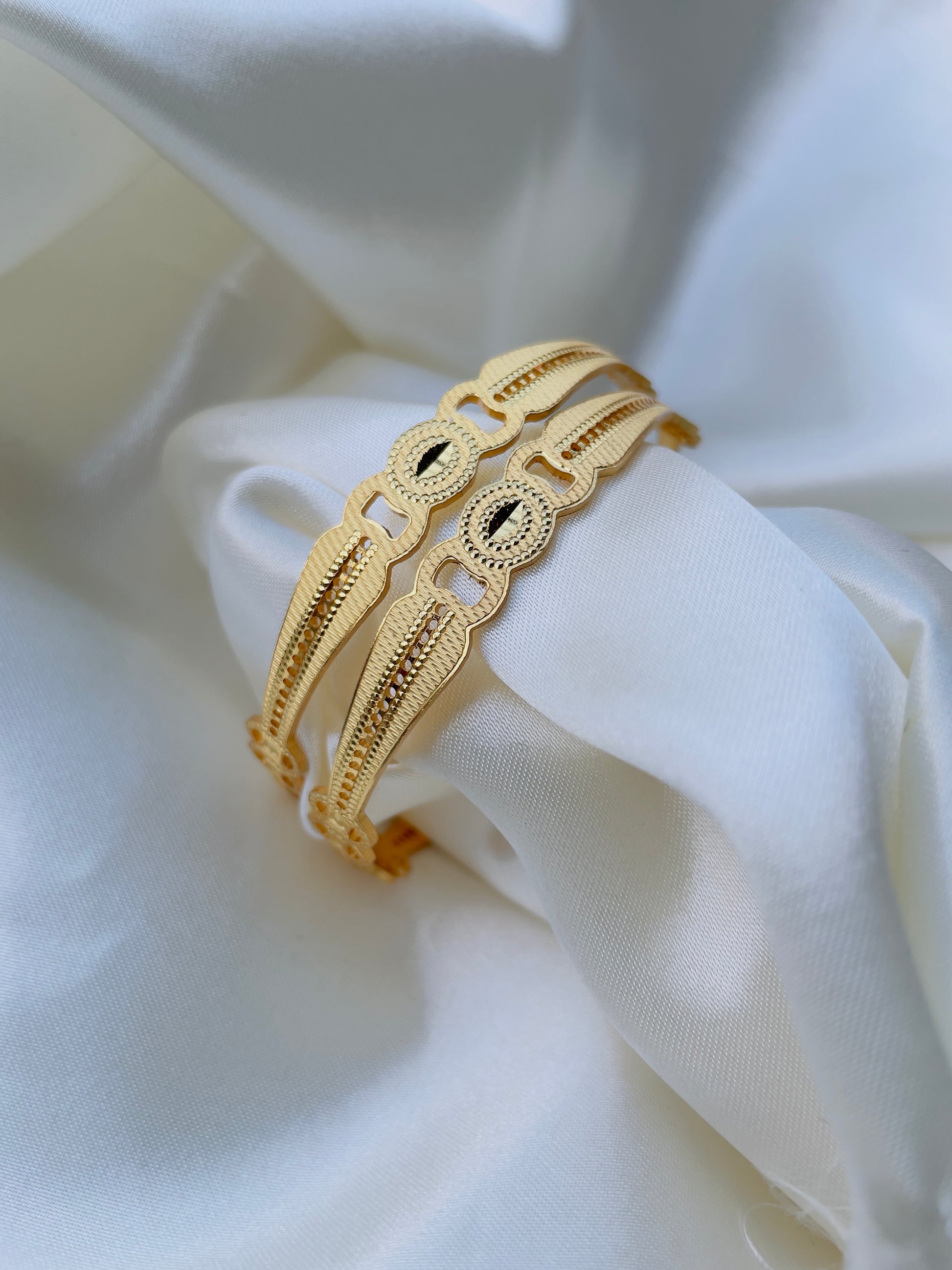 Gold Plated Kada’s | Creative Jewels