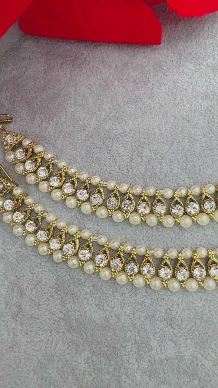 Kundan Anklets Collection