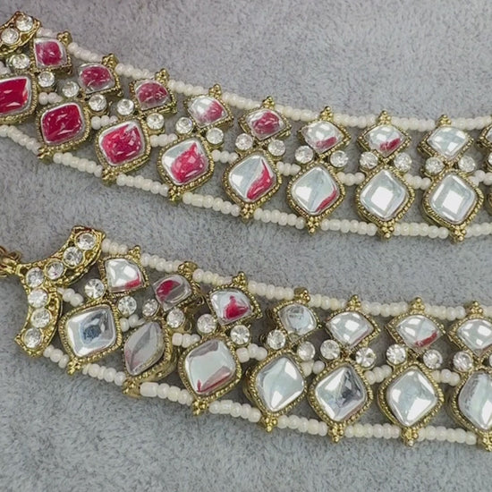 Elegant Kundan Anklets Online