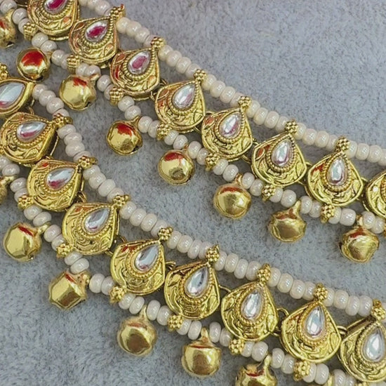 Kundan Anklets | Creative Jewels