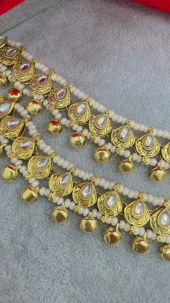 Kundan Anklets | Creative Jewels