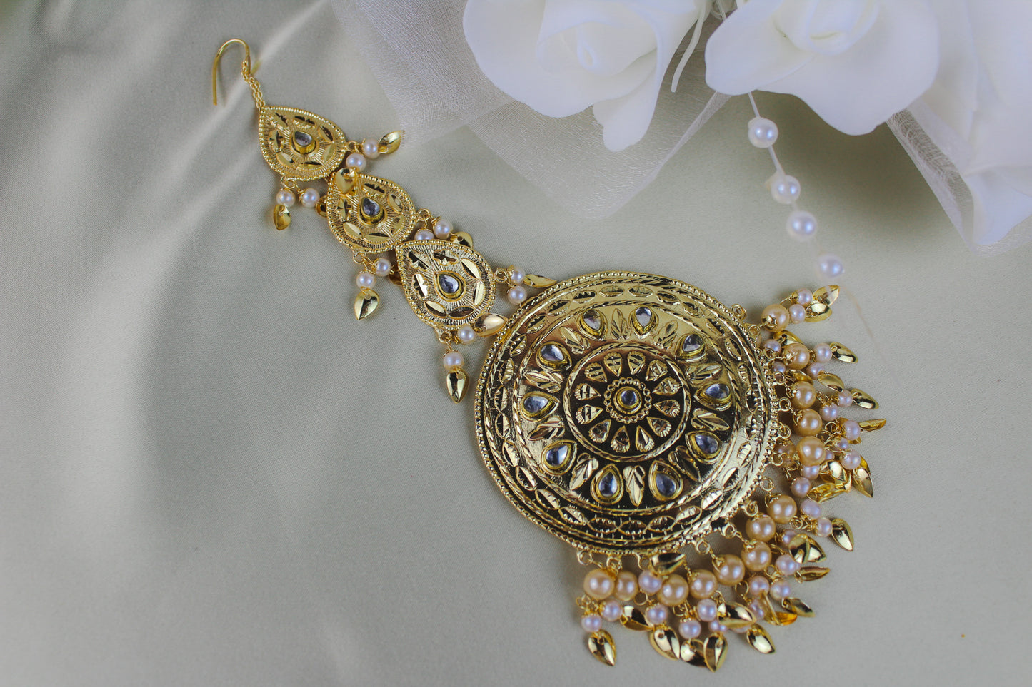 Traditional Jhumki and Tikka Set | Creative Jewels