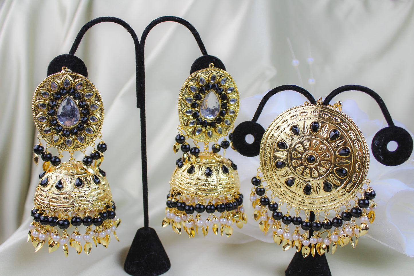 Traditional Jhumki and Tikka Set | Creative Jewels