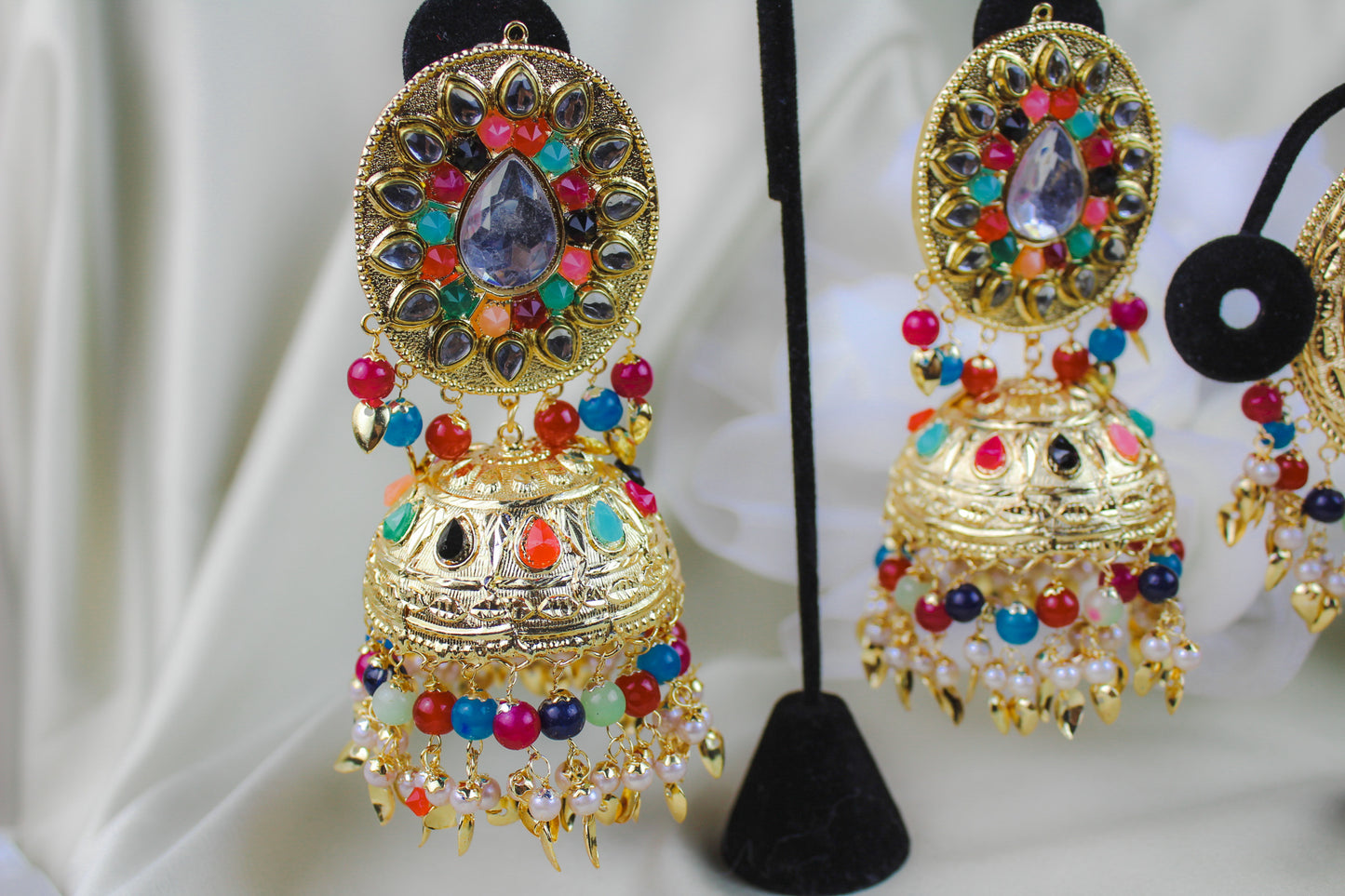 Traditional Jhumki and Tikka Set | Creative Jewels