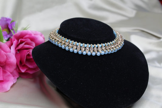 Choker Necklace with Studs