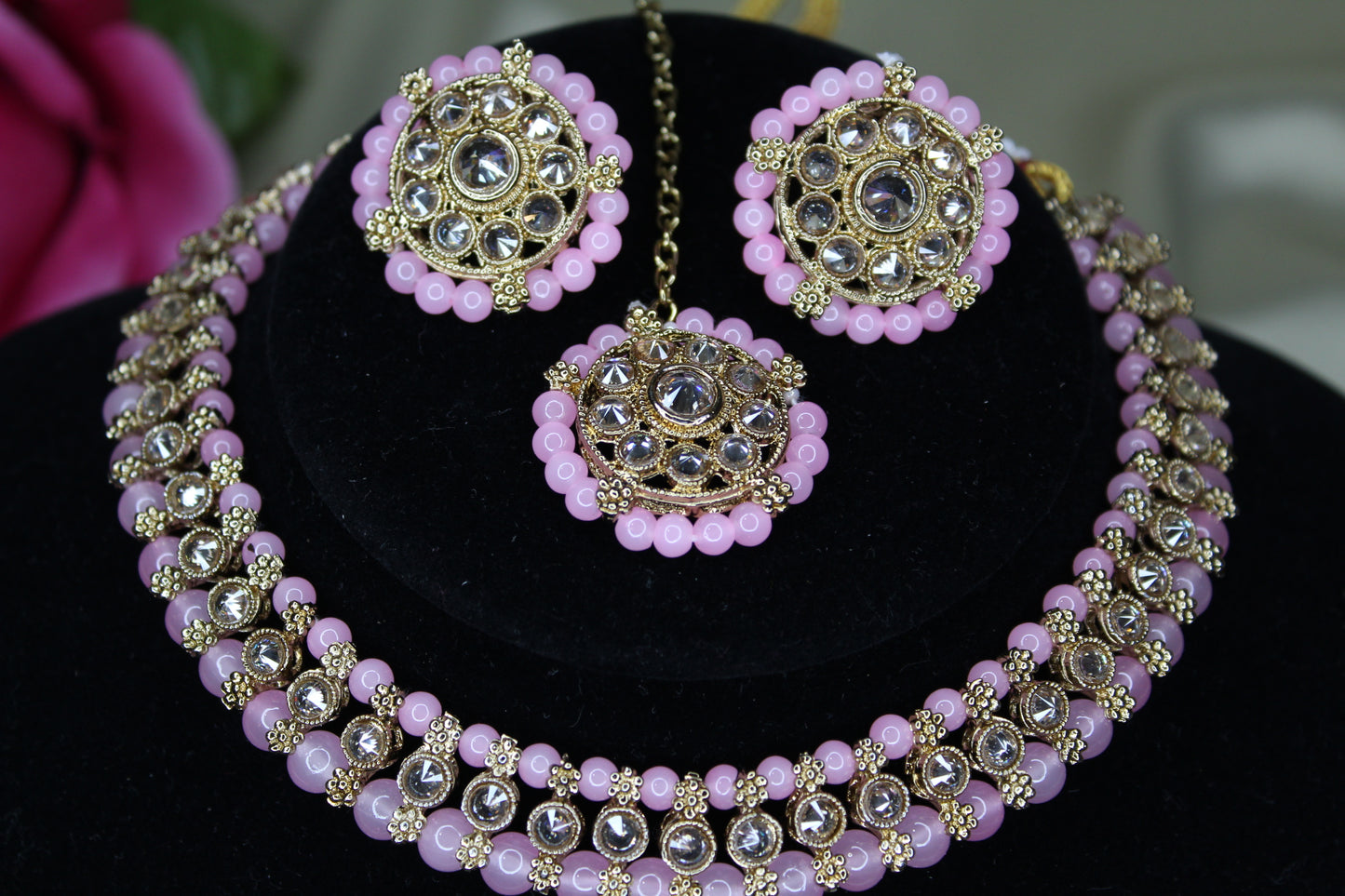 Choker Necklace with Studs