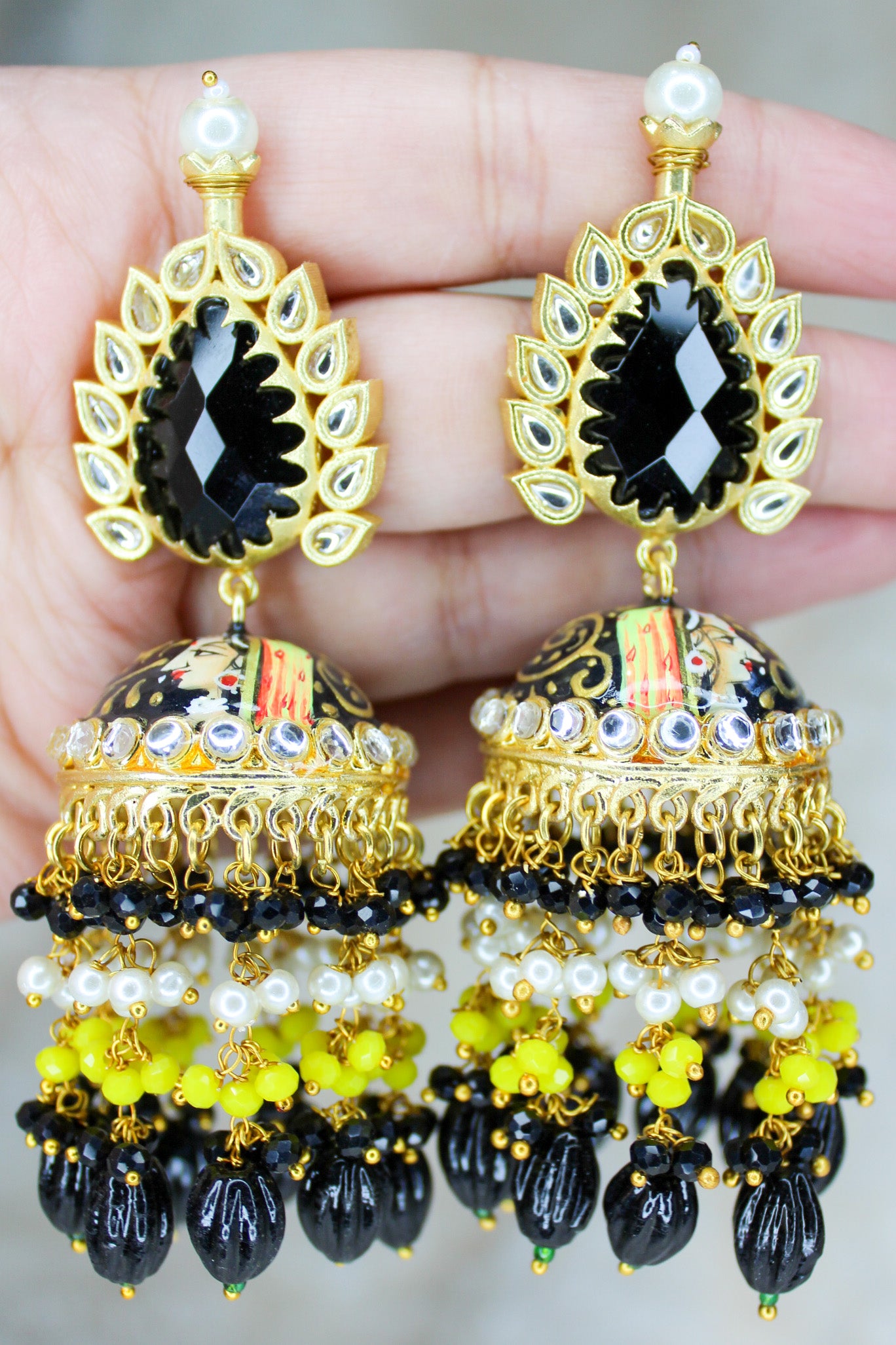 Sabyasachi Jhumki | Indian Bridal Jewelry | Creative Jewels
