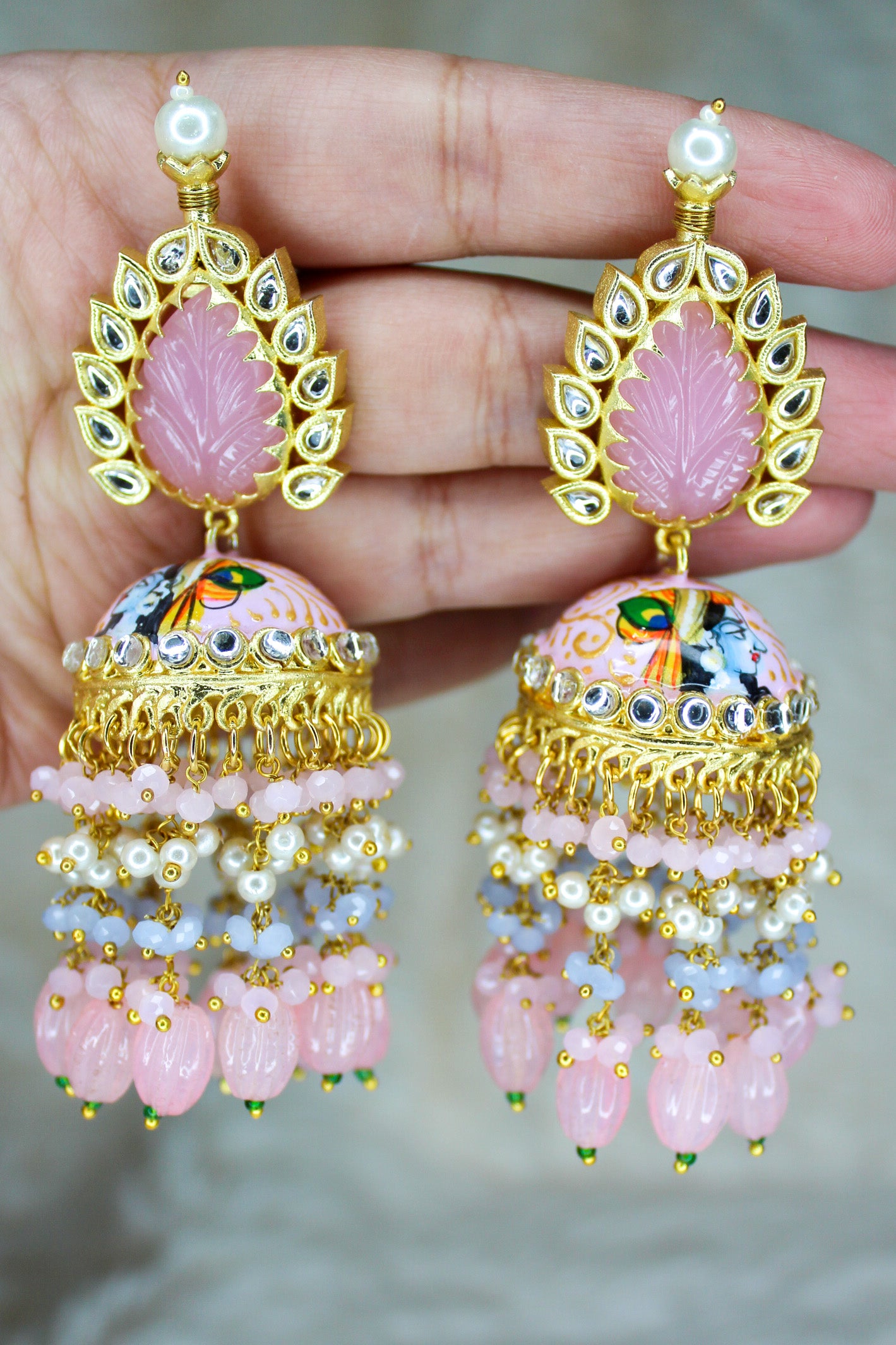 Sabyasachi Jhumki | Indian Bridal Jewelry | Creative Jewels