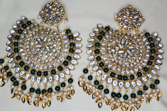 Make a Statement with Oversized Tikka and Earrings by Creative Jewels