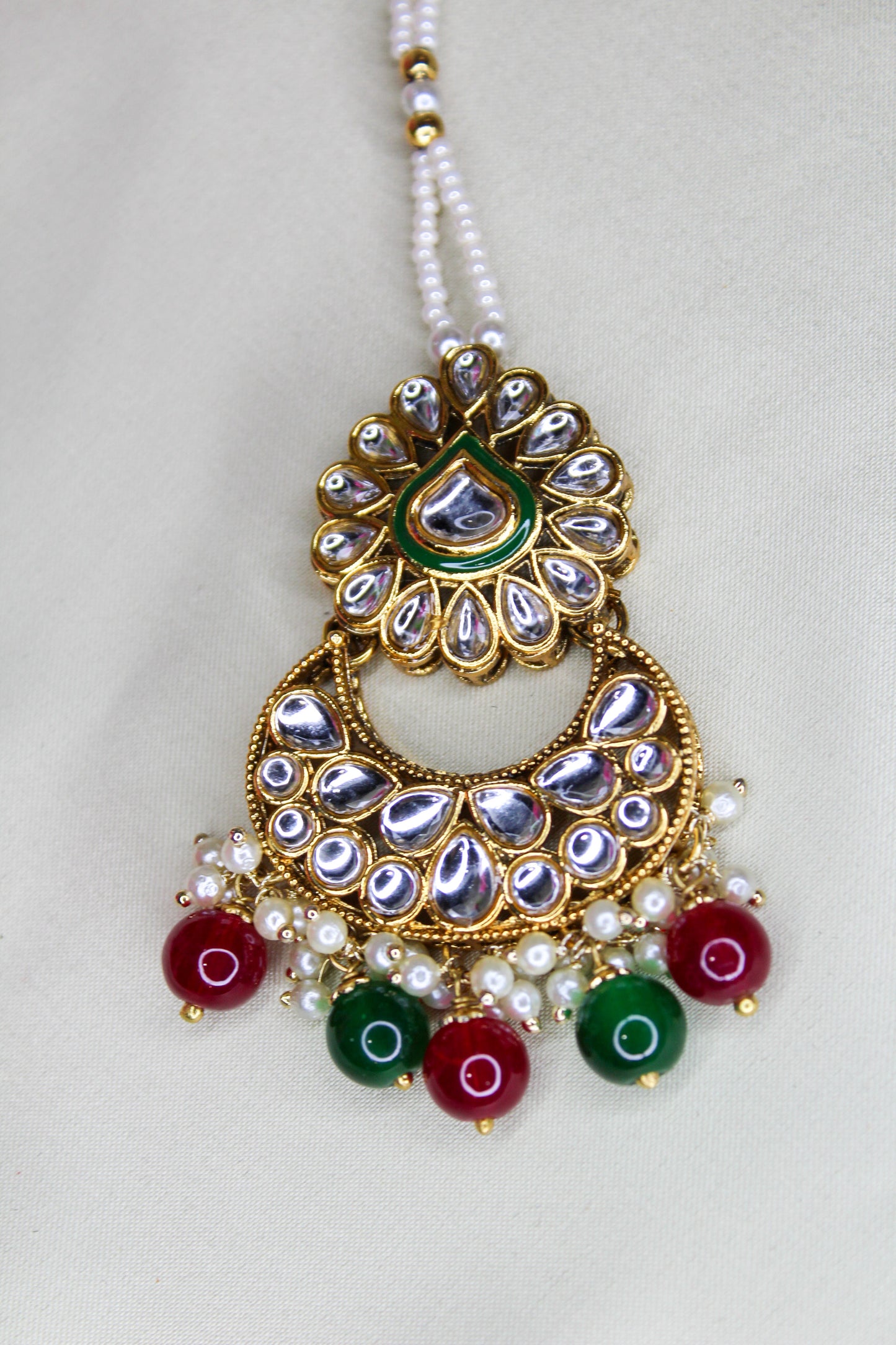 Jhumki Earrings and Tikka Set 