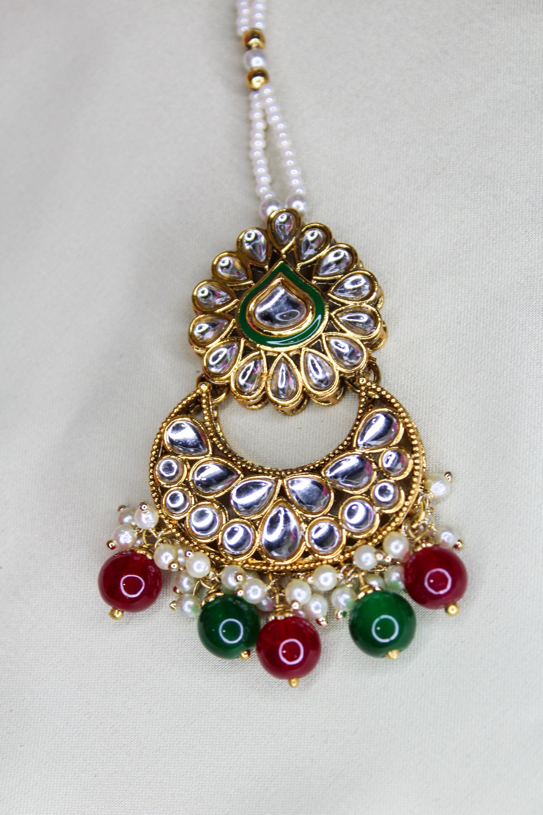 Jhumki Earrings and Tikka Set 