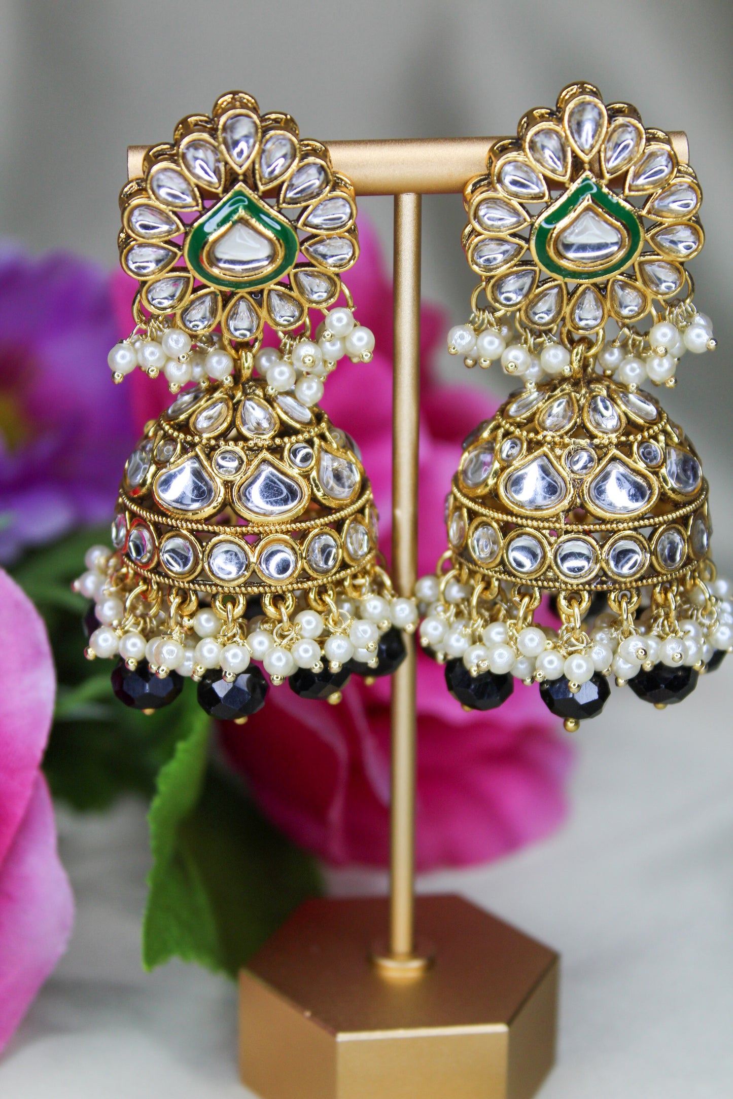 Jhumki Earrings and Tikka Set 