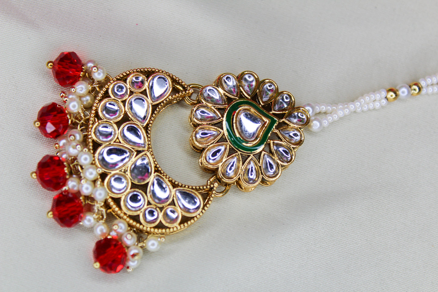 Jhumki Earrings and Tikka Set 