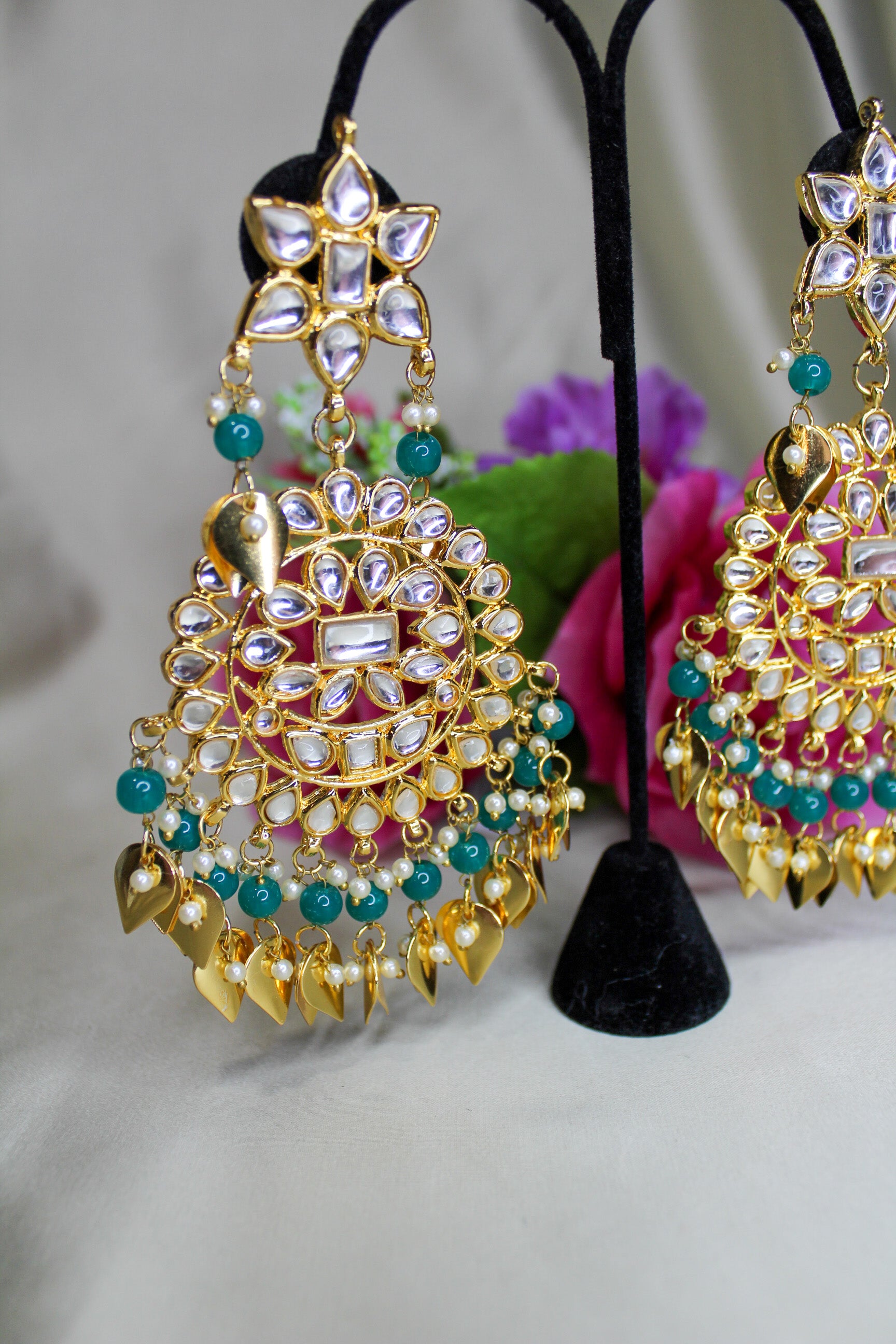 Kundan Necklace Sets with Passa 