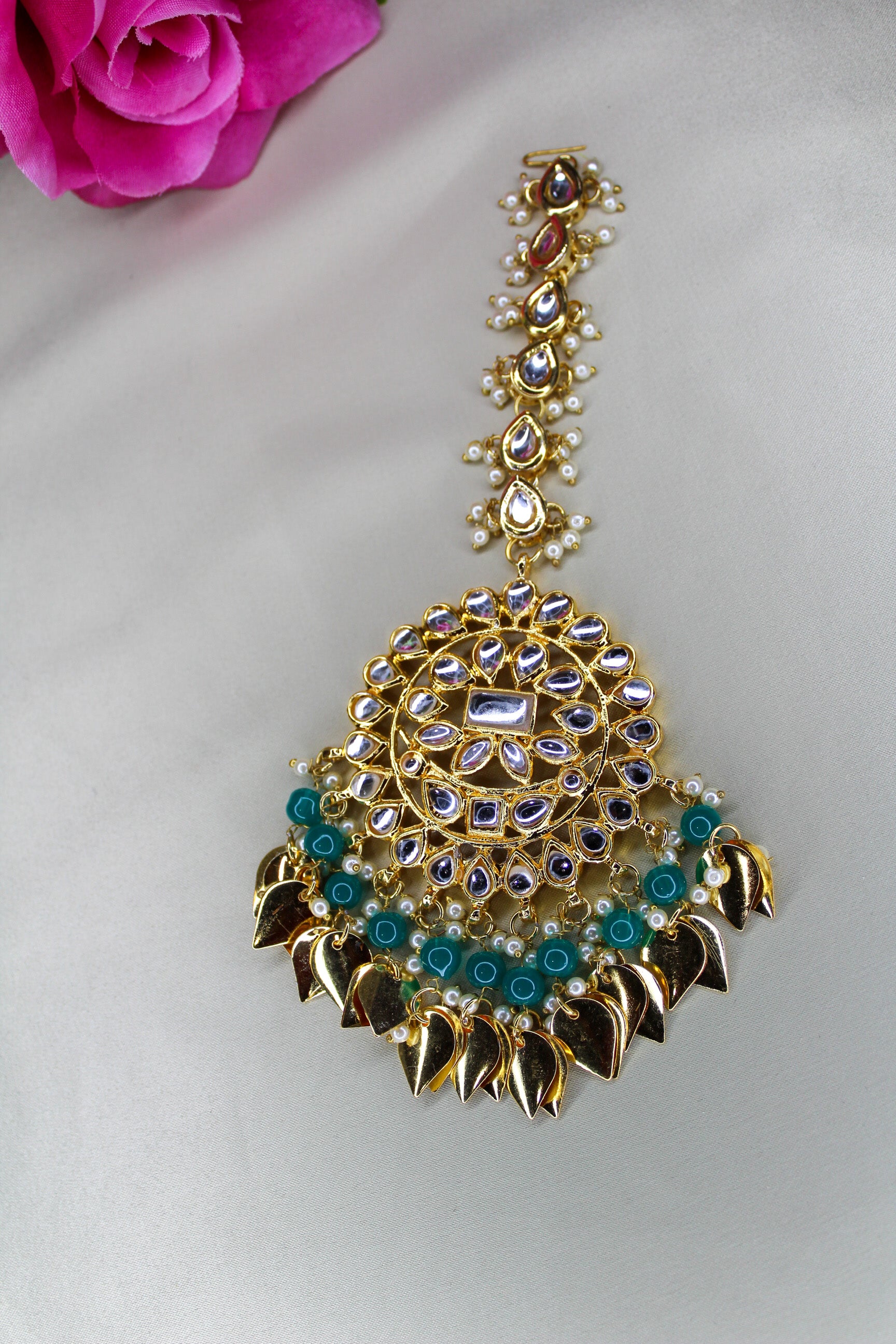 Kundan Necklace Sets with Passa 