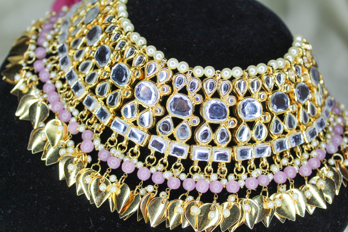 Kundan Necklace Sets with Passa 