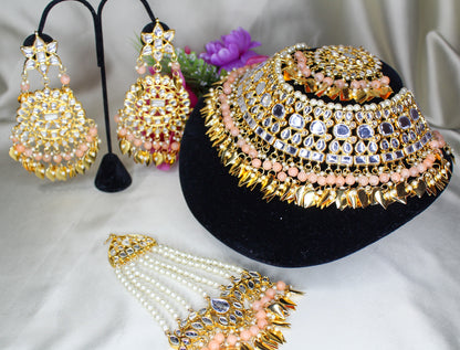 Kundan Necklace Sets with Passa 