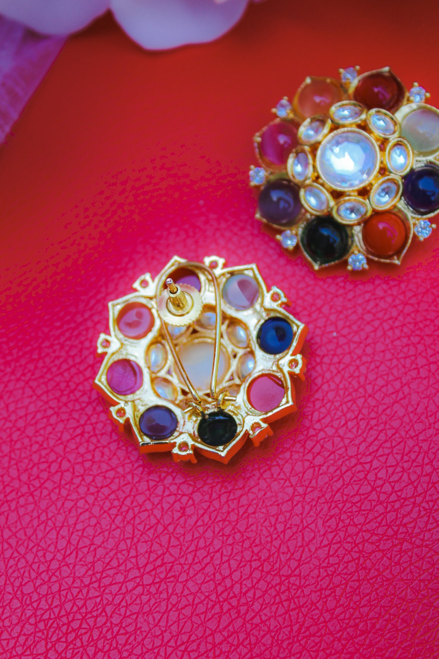 Uncut Kundan Studs | Kundan Jewellery Online | Creative Jewels