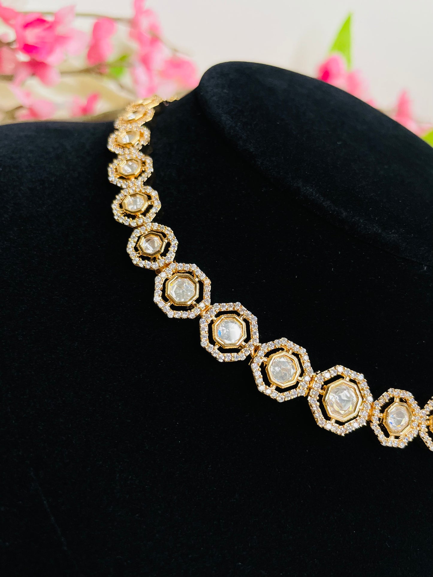 Tayani Sleek Kundan and AD Set | Creative Jewels